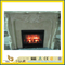 Hand Carved Natural Antique Blue Stone Limestone Fireplace (YQG-F1004)