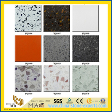 Classic White/Blue/Green/Pink/Black/Yellow Engineered Artificial Quartz Stone for Landscaping/Decorative/Garden/Cladding/Wall