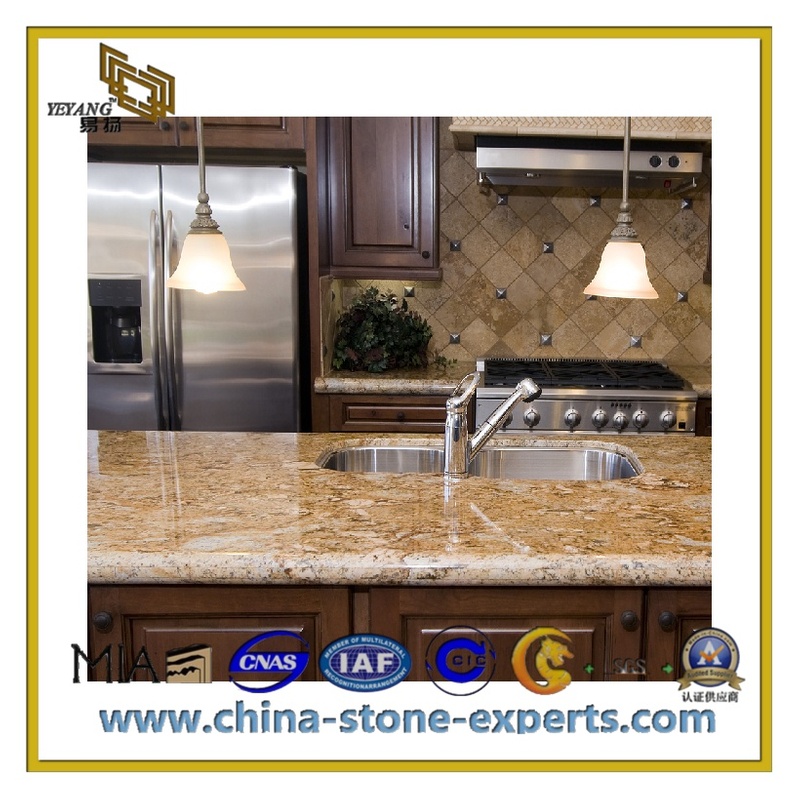 Tiger Skin Yellow Granite for Countertops(YQC-GC1011)