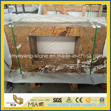 Rainforest Brown Marble Bathroom Countertop or Vanitytop