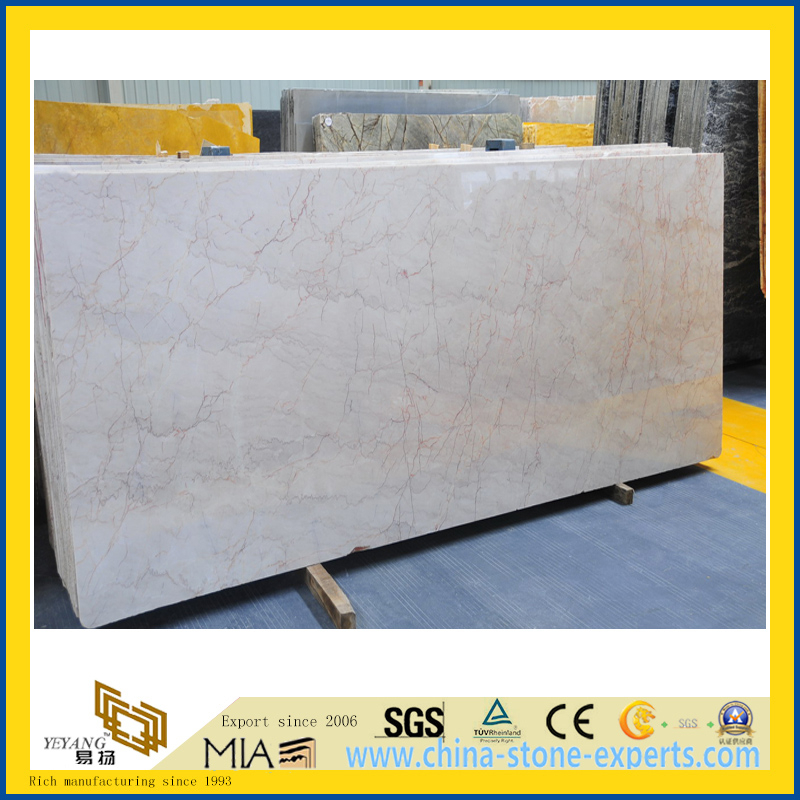 Polished Cream Rosa Marble Slab for Countertop/Wall/Floor Decoration