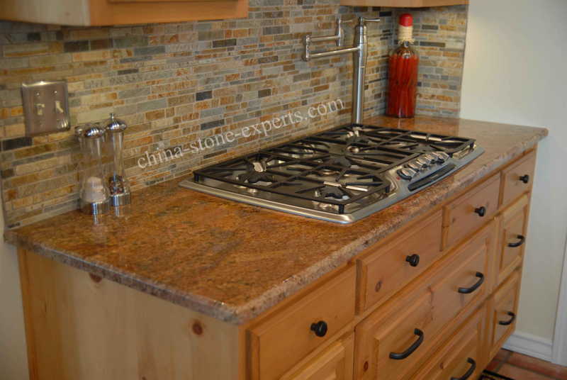 New Madura Gold Granite Kitchen Countertop (YQZ-GC1009)