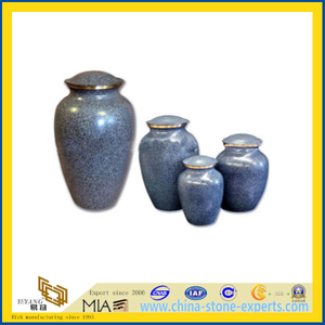 Cheap Grey Granite Stone Adult Ash Memorials Cremation Urn(YQG-LS1050)