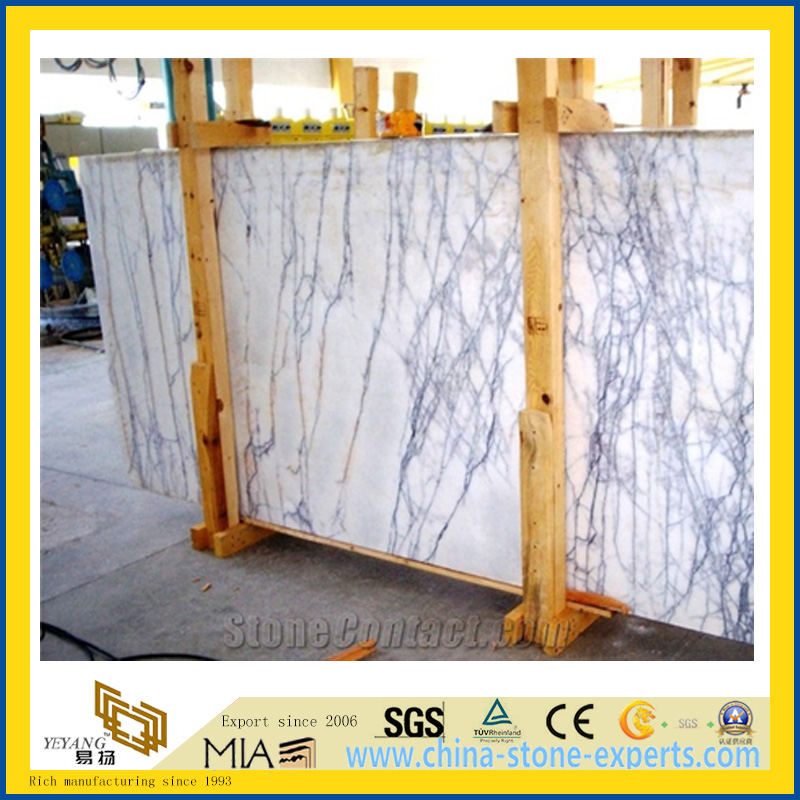 Cheap Polished Milas Lilac Marble Slabs for Countertop/Vanitytop/Flooring