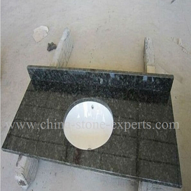 Butterfly blue granite countertop ,bathroom vanity (YQA-GC1003)