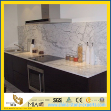 Prefabricated Natural Calacatta White Marble Countertop or Backsplash