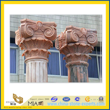 Carved Polished Marble Granite Roman Solid Column(YQG-LS1042)