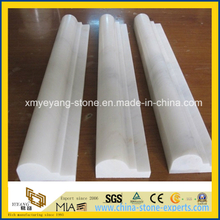 Polished Oriental White Marble Border for Indoor Decoration