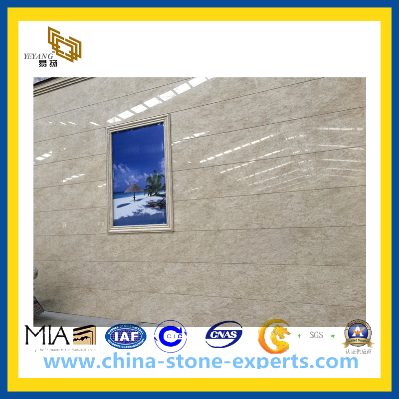 Cream White New Botticino Marble Tiles for Wall (YQC)