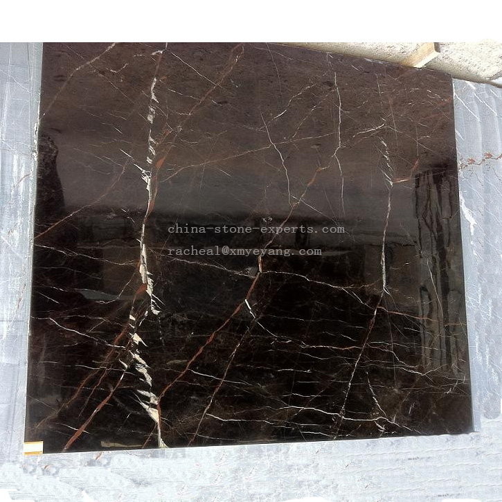 High Polished Laurent Brown Decoration Marble Wall Tile (YQZ-MT1011)