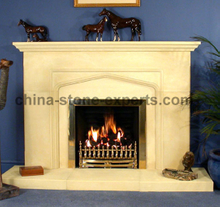 Indoor Decoration Natural Stone marble granite Fireplace (YQG-F1001)