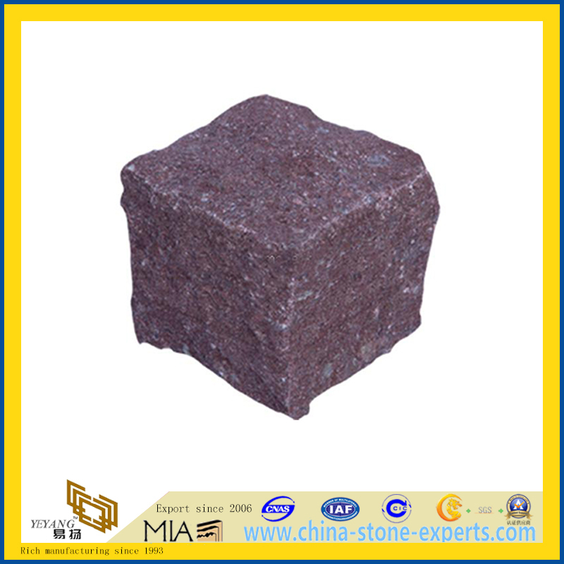 Gardon Stone, Flamed Basalt Paving Stone (Red, Grey, Black, Dark) (YQA)