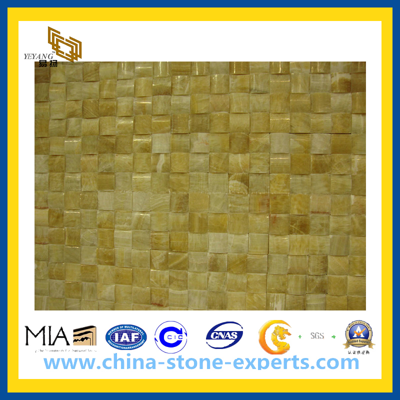 Granite Marble Stone Mosaic Pattern, Onyx Mosaic (YQZ-M)