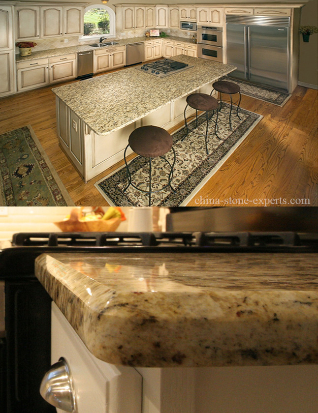 High Polished Golden Giallo Ornamental Granite for Countertop (YQZ-GC1002)