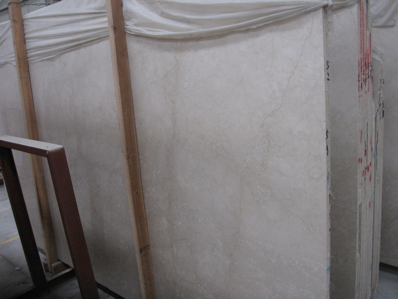 High Polished Italian Botticino Classico Marble, Natural Beige Marble