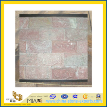 Red Mushroom / Culture Quartz Stone for Wall Cladding (YQA-S1054)