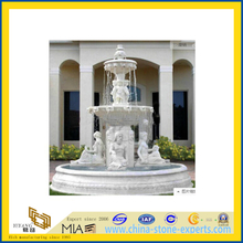 White Marble Fountain with Figure Sculpture(YQG-LS1008)