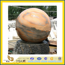 Marble Stone Ball Water Fountain for Outdoor Garden(YQC)