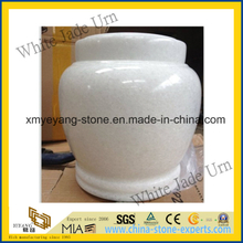 Chinese White Jade Cremation Urn / Cremation Urn / Ash Urn