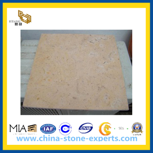 Natural Yellow Limestone stone for Wall Decoration(YQG-PV1019)