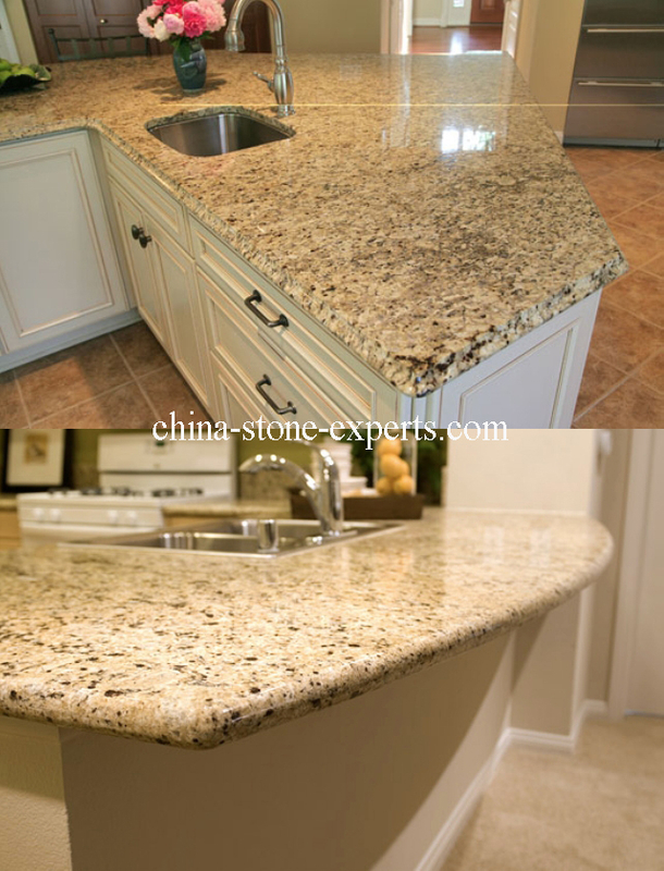 Cheap New Venetian Gold Granite Kitchen Countertop (YQZ-GC1004)