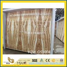 Yellow Tara Onyx Stone Slabs for Floor with Cheap Cost