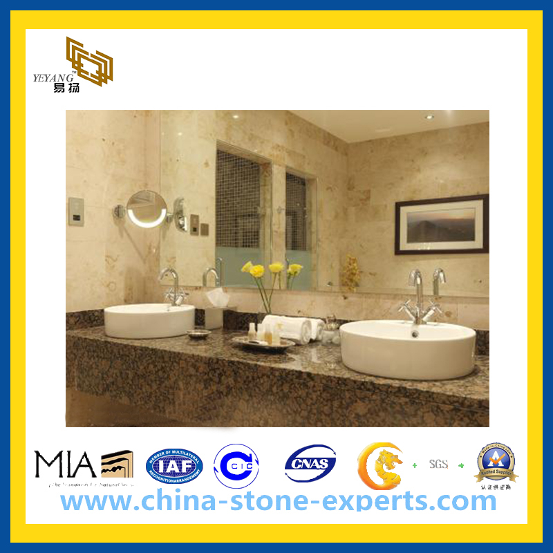 Baltic Bwown Granite Bathroom Top for Hotel/Home (YQA-GC)