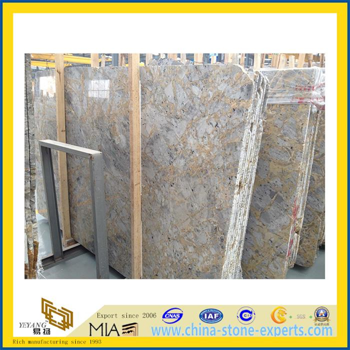 Turkey Gold Imperial Marble Slab for Flooring Decoration