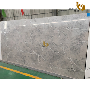 Special marble vein quartz slabs for countertops in bathroom and kitchen - A5018