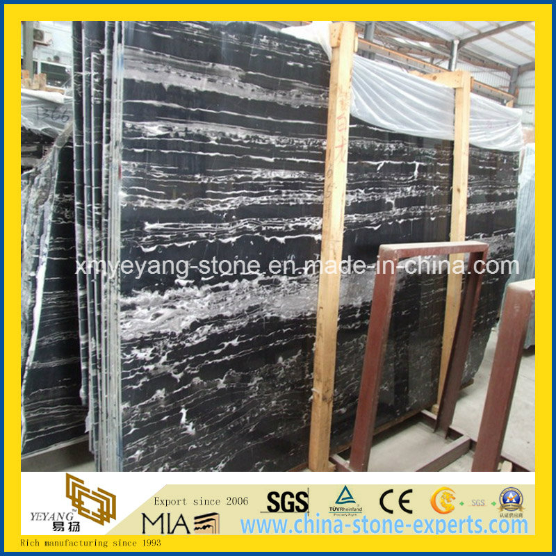 Chinese Silver Dragon Marble Slab for Walling or Flooring