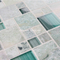 Green Granite and Glass Stone Mosaic Tile for Background Wall(YQZ-M1009)