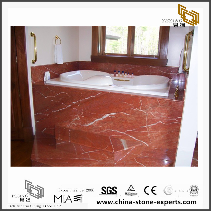 Beautiful Rojo Alicante Marble Tiles for Floor design（YQN-092310）