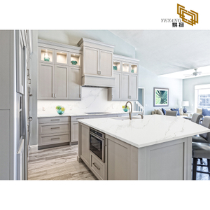 Calacatta white quartz for kitchen countertops building materials wholesale D2014
