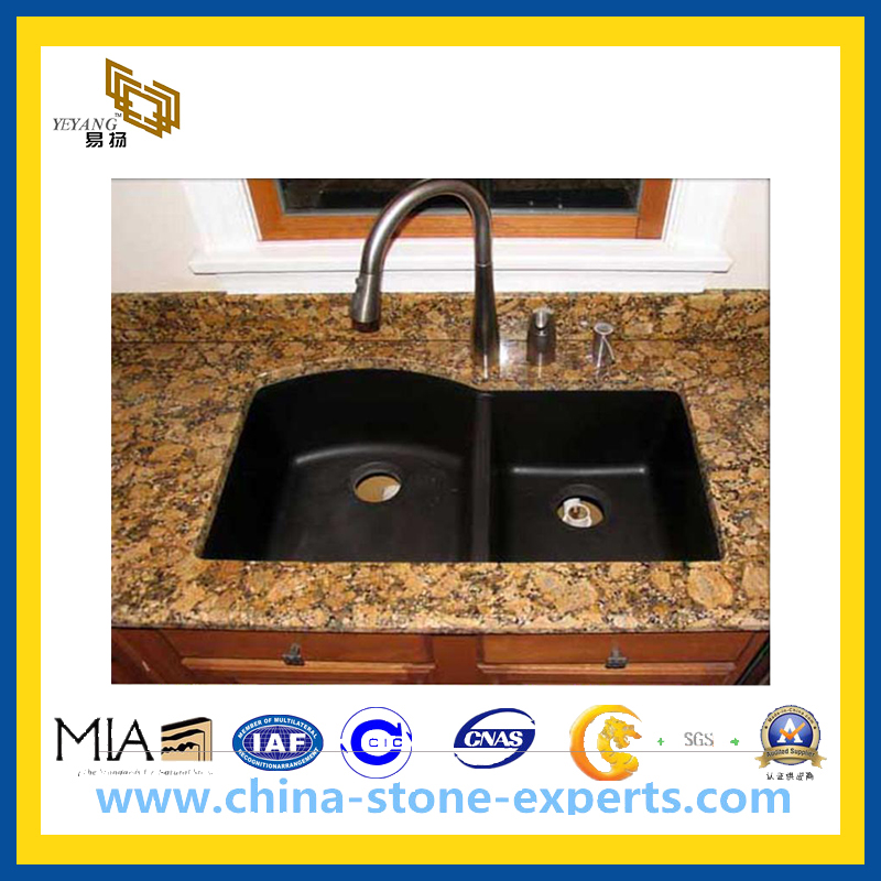 Giallo Fiorito Golden Granite Kitchen Countertop ( YQA-GC)