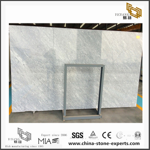 Background is installed with Roman Ice Grey marble（YQN-091204）
