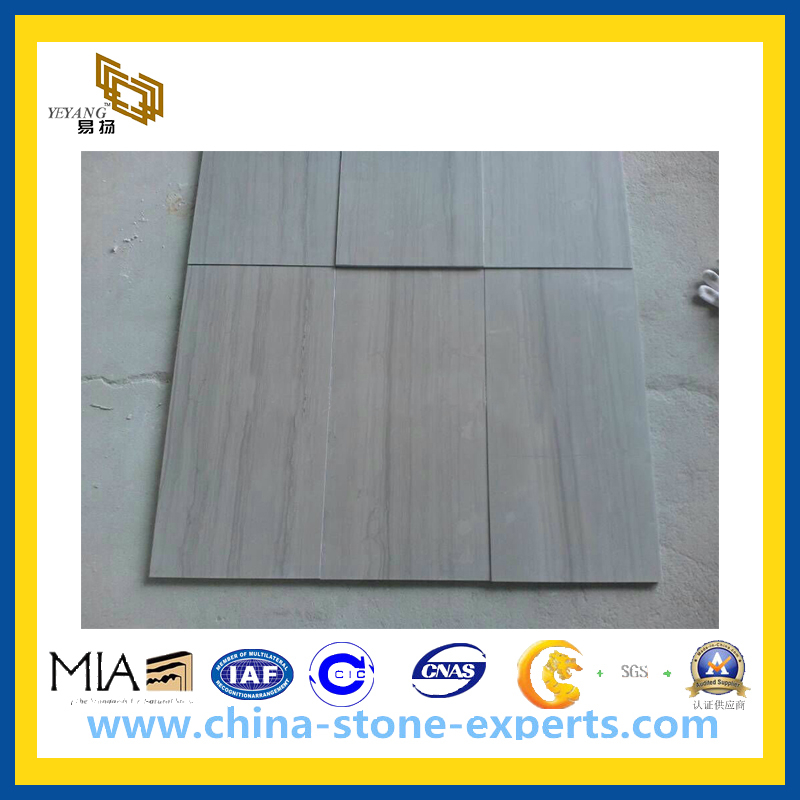 Athen Wood Stone Marble Flooring Tiles for Decorating Material(YQC)