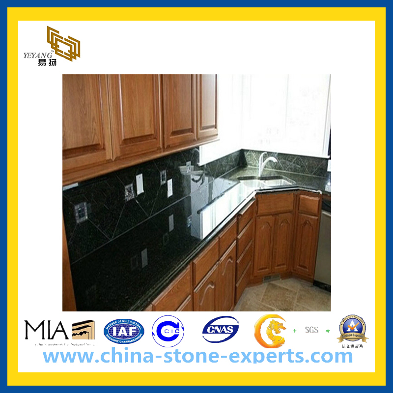 Countertop-Verde Ubatuba Granite Kitchentop (YQG-GC1075)