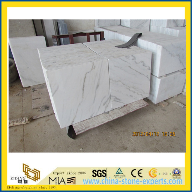 China Carrara White Marble Tile for Floor