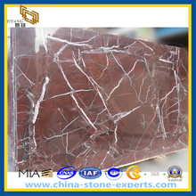 Rosso Levanto White Stripes Red Marble Slab (YQZ-MS1026)