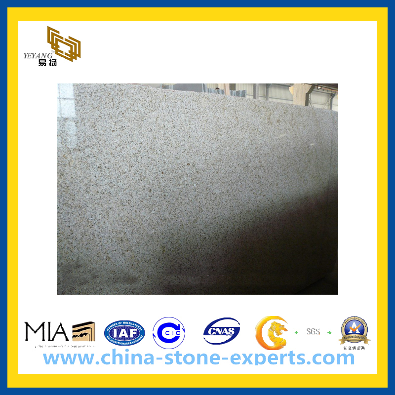Polished Shangdong Rust Granite Slabs, Yellow Granite Slab (YQZ-GS)