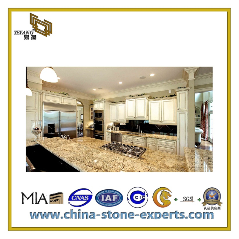 Prefab Callibrated Granite Stone Countertop for Kitchen(YQC-GC1024)