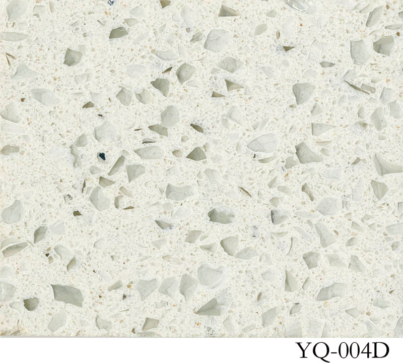 Quartz White/ Artificial Quartz/ White Color (YQ-004D)