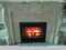 Hand Carved Natural Antique blue stone Limestone Fireplace(YQG-F1004)