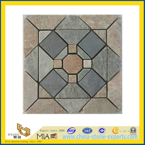 Rusty Flooring Slate, Black Slate Tile, Green Slate, Yellow Slate (YQA-S1059)