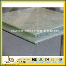Translucent Green Onyx Glass Composite Panel for Background Wall