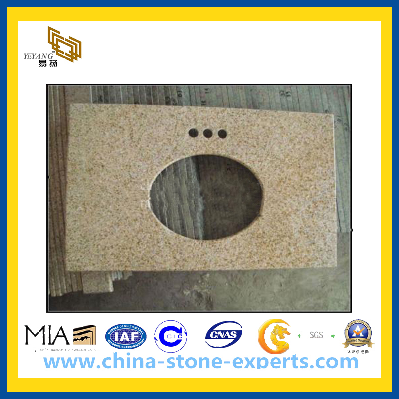 Polished G682 Yellow Granite Bathroom Vanity top (YQZ-GC1021)
