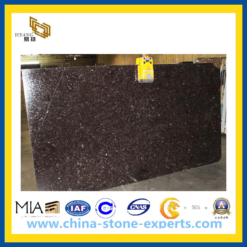 Angola Brown Granite Slab for Countertop / Vanity Top (YQZ-GS1022)