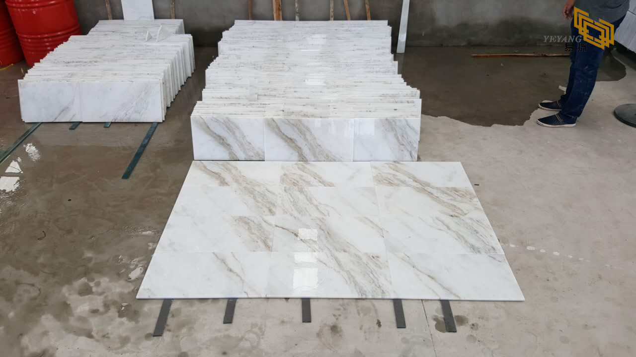 Castro White Marble Slabs Tiles 