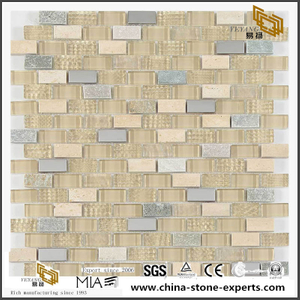Decorative Wall Glass Tile Crystal And Stone Mosaic Good Choices