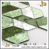 Design Green And White Bathroom Tiles Crystal Glass Mosaic